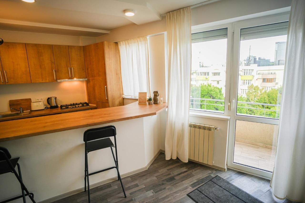 Penthouse With Huge Rooftop & Amazing City View Bukarest Exterior foto