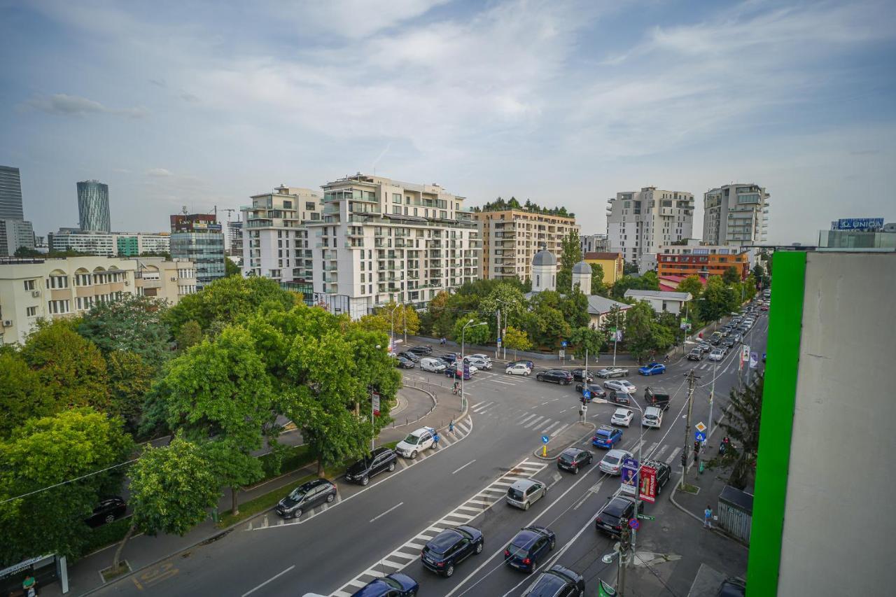 Penthouse With Huge Rooftop & Amazing City View Bukarest Exterior foto